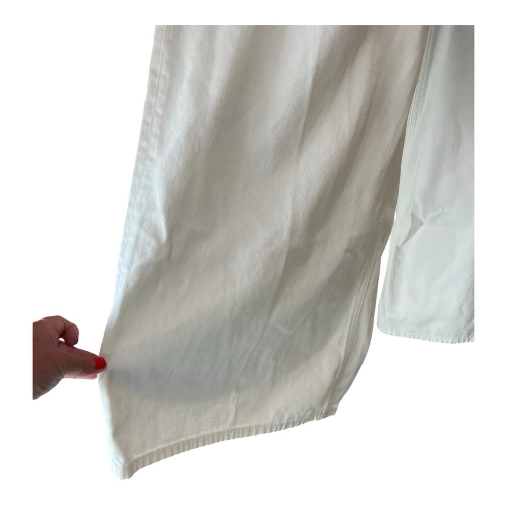J.Crew High-rise Super Wide-leg Jeans in White Womens Size 31 and 32 NEW BX951 - Picture 10 of 15